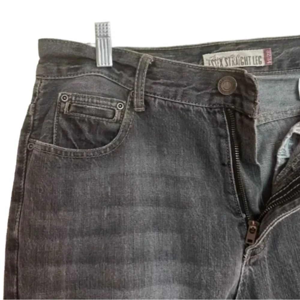 AEROPOSTALE ~ Men’s black/gray wash bootcut denim jeans size 32 x 34